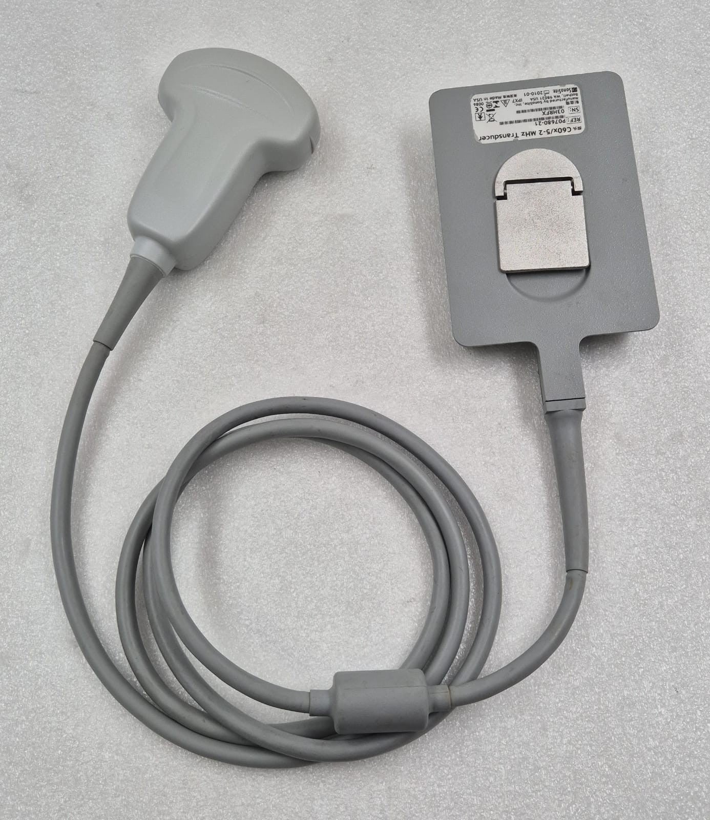 SonoSite C60x/5-2 MHz Transducer P07680-21 Convex Array Ultrasound Probe *AS-IS*