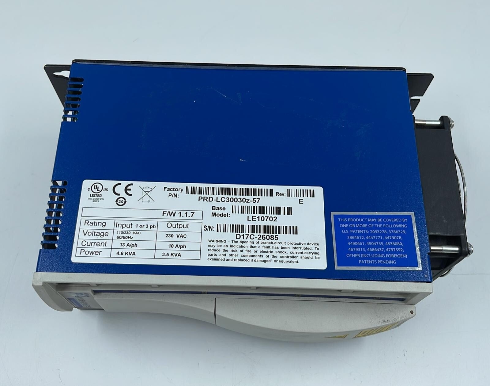 Kollmorgen SERVOSTAR CD LITE LE10702 PRD-LC30030z-57 Servo Drive **AS IS**