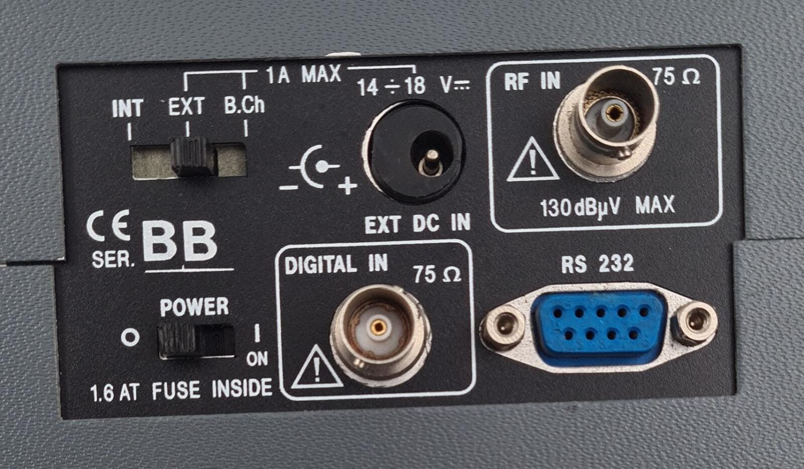 UNAOHM EP 298 CATV TV DIGITAL ANALOG ANALYSER 45-900 MHz DVB W/ ORIGINAL CASE