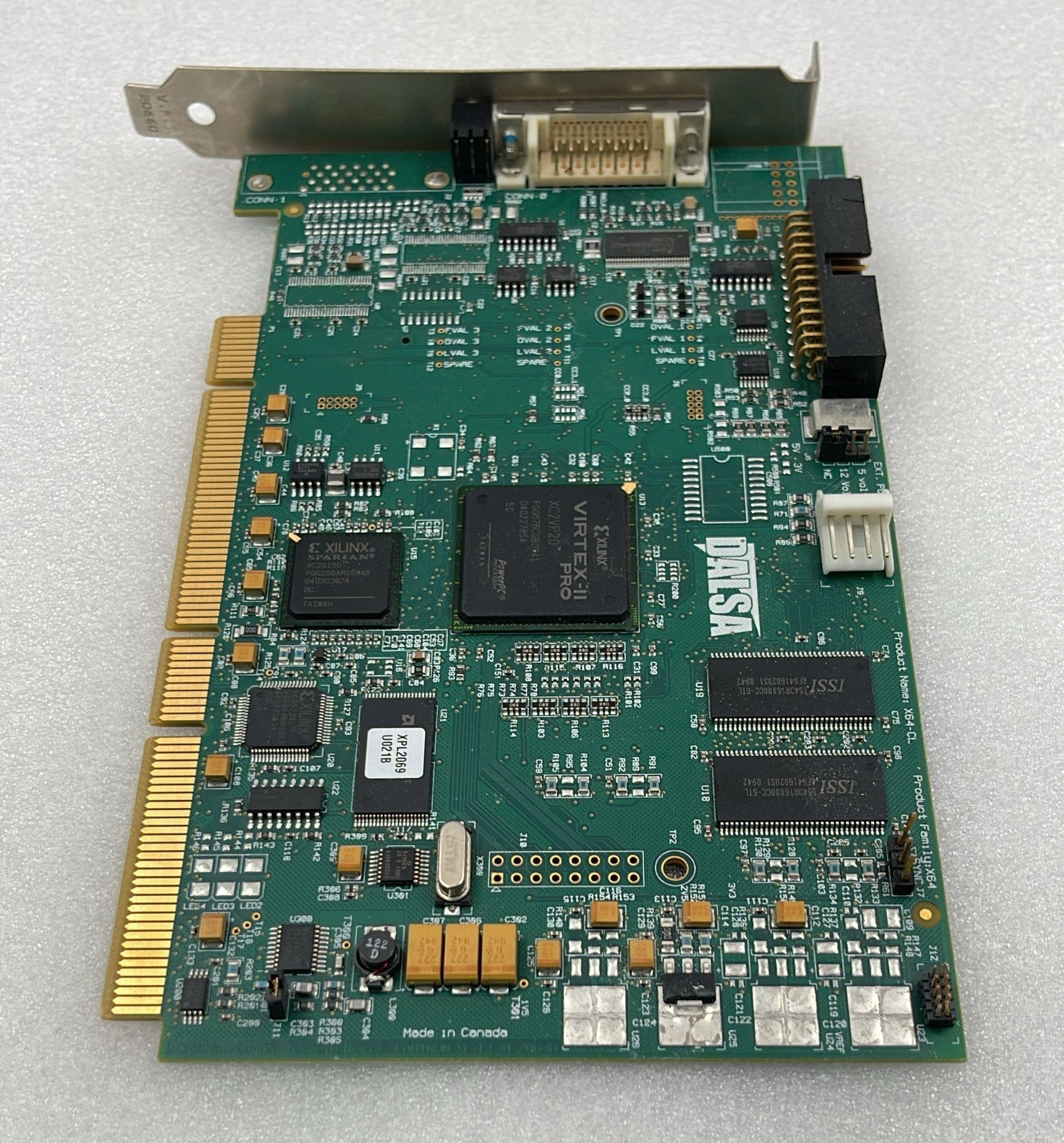 Teledyne DALSA X64-CL PCI edge connector view