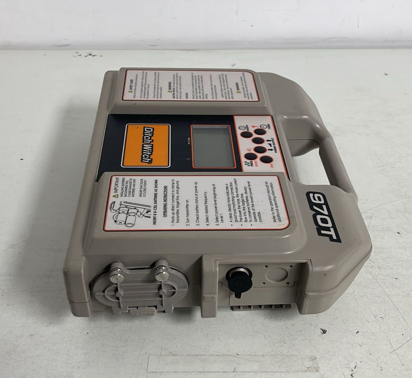 Ditch Witch Subsite Electronics Line Locator Model 910R & 970T **AS IS