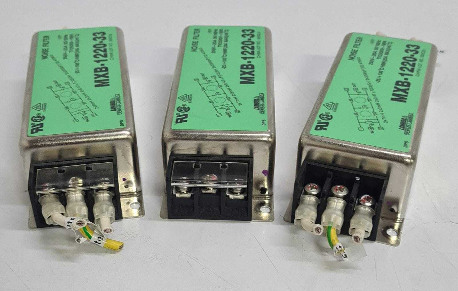 [LOT OF 3] Lambda Densei Noise Filter MXB-1220-33