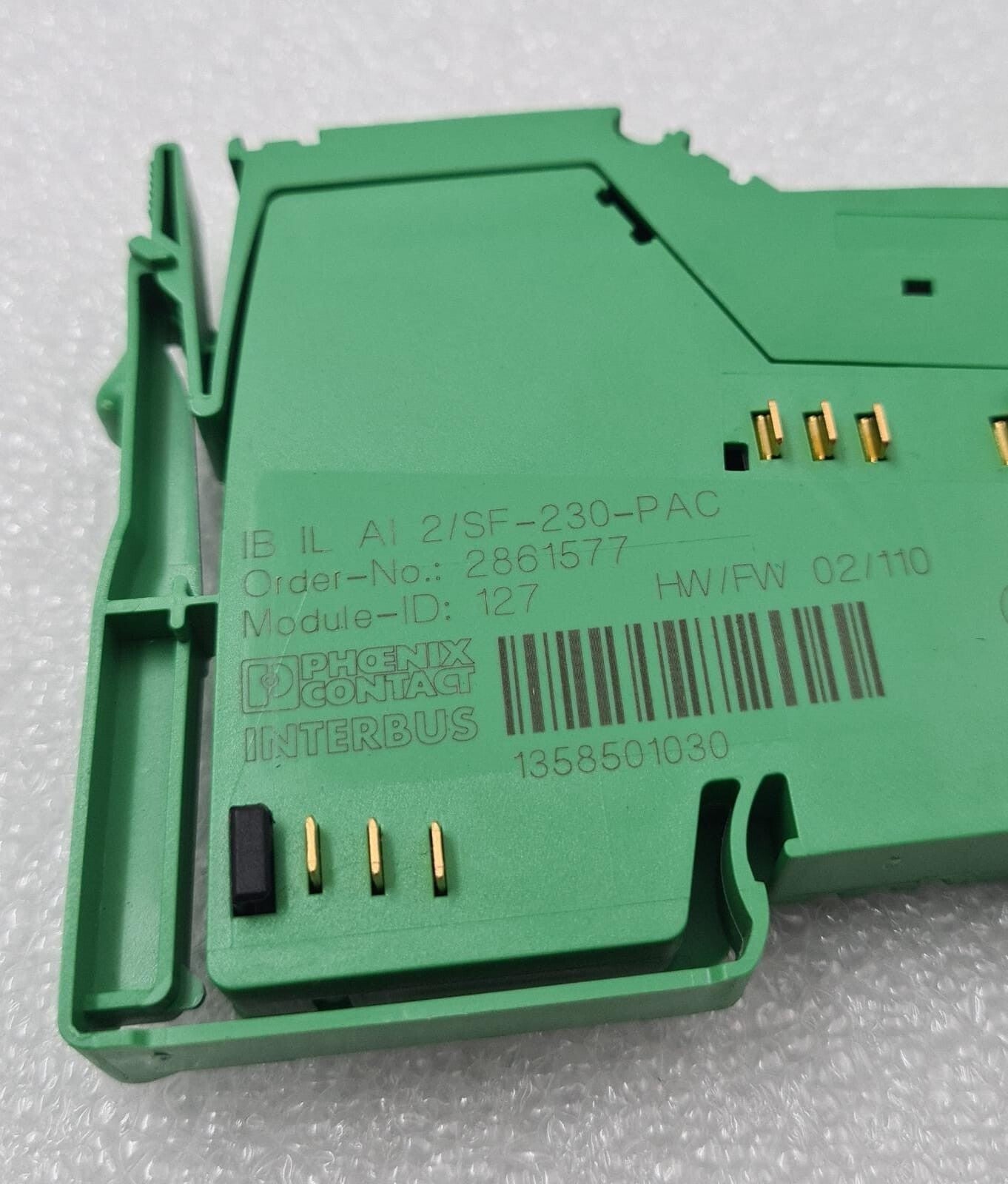 PHOENIX CONTACT INTERBUS IB IL AI 2/SF-230-PAC 2861577 MODULE-ID: 127