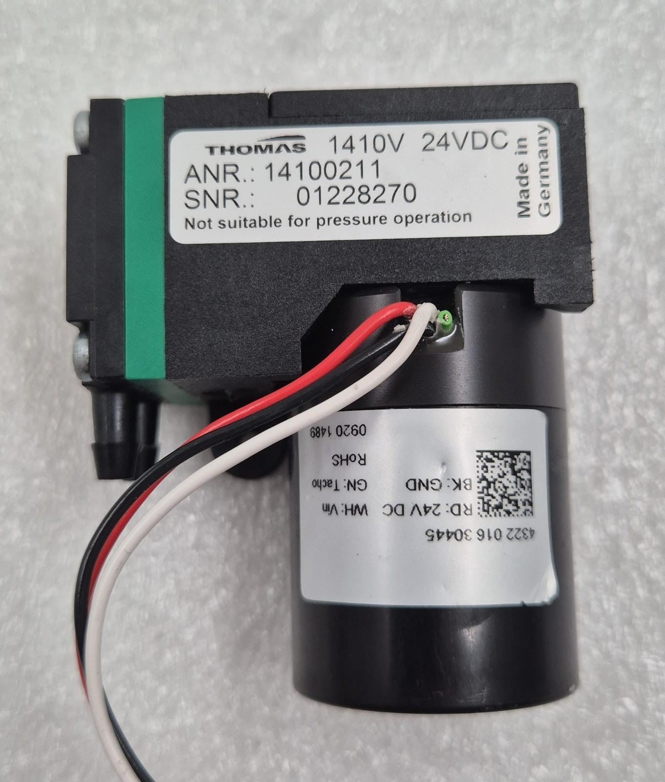 Thomas 1410V 14100211 24VDC Miniature Pump Brushless 432201630445