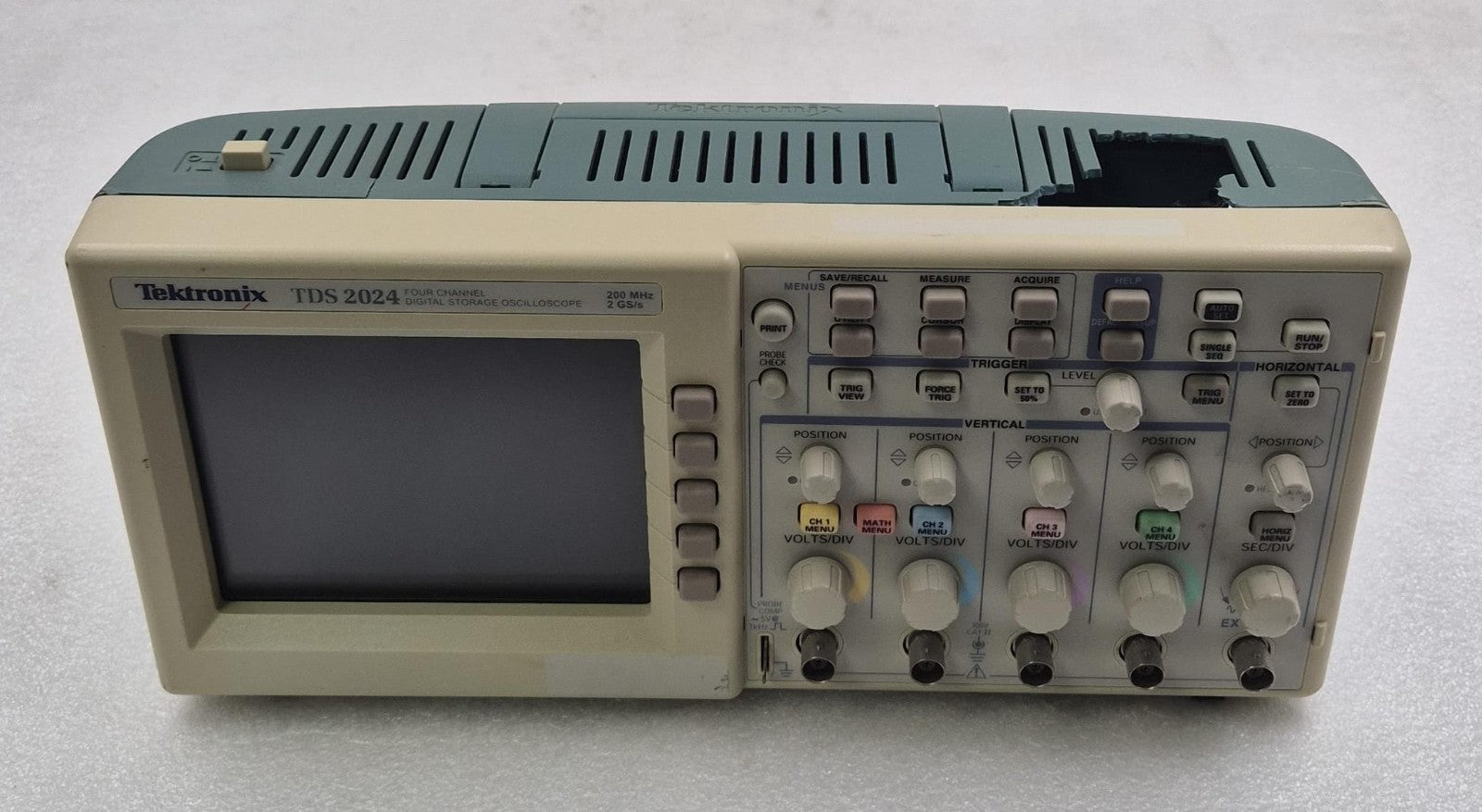 Tektronix TDS2024 Four Channel Digital Storage Oscilloscope 200MHZ 2GS/s *AS-IS*