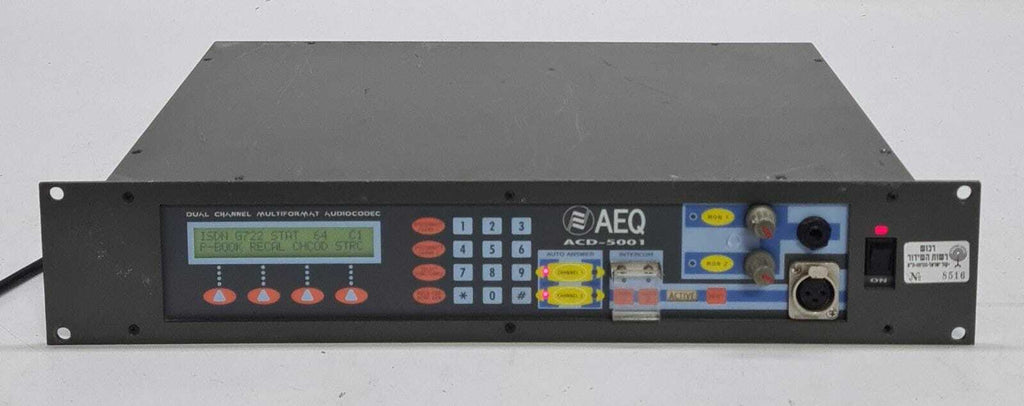 AEQ ACD-5001 Dual Channel Multiformat Audio Codec Unit