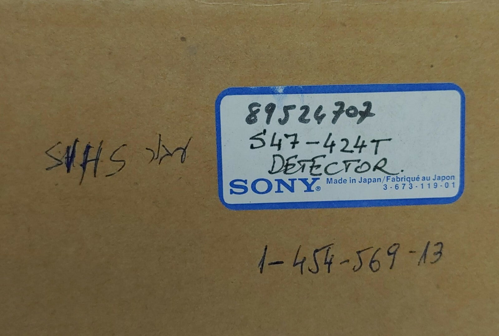 SONY S47-424T DETECTOR W/ SEKONIC ENGINE 1-454-569-13 DC12V NO.4G27