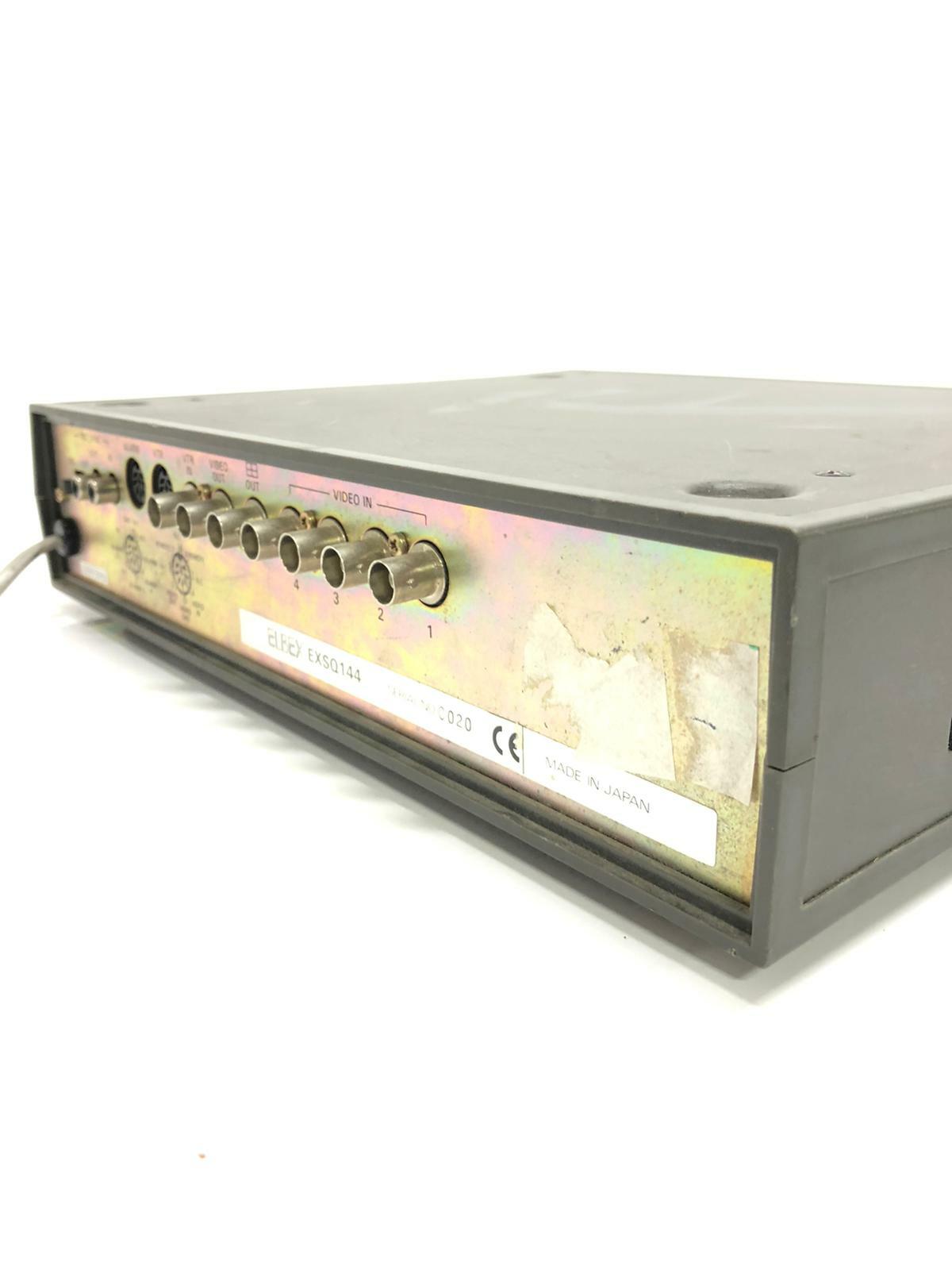 Elbex Quad Switcher EXSQ144 CCTV Video Control Vga Security Controller