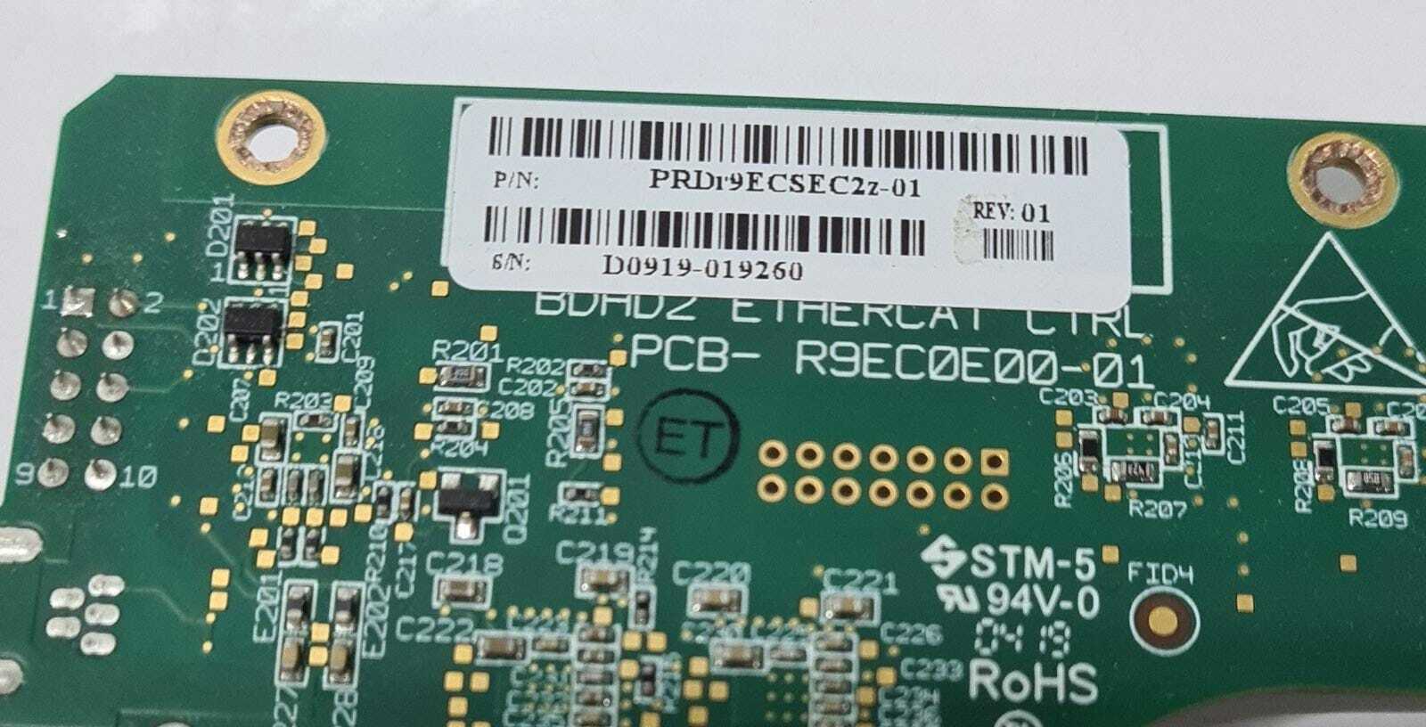 Servotronix BDHD2 Ethercat CTRL PRDr9ECSEC2z- 01 rev. 01 PCB R9EC0E00- 01