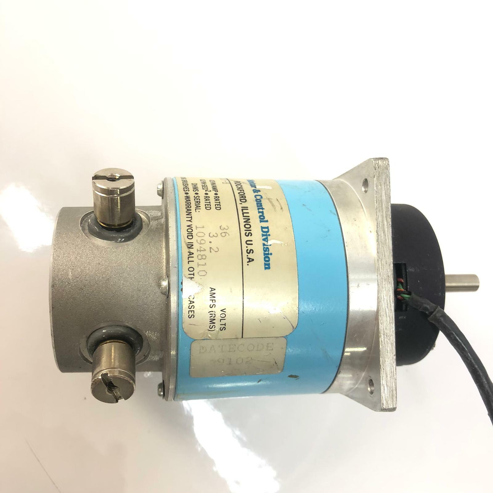 Pacific Scientific motor 2VM62-020-10 + Daynapar Encoder IDM20-2000-ICSS-5