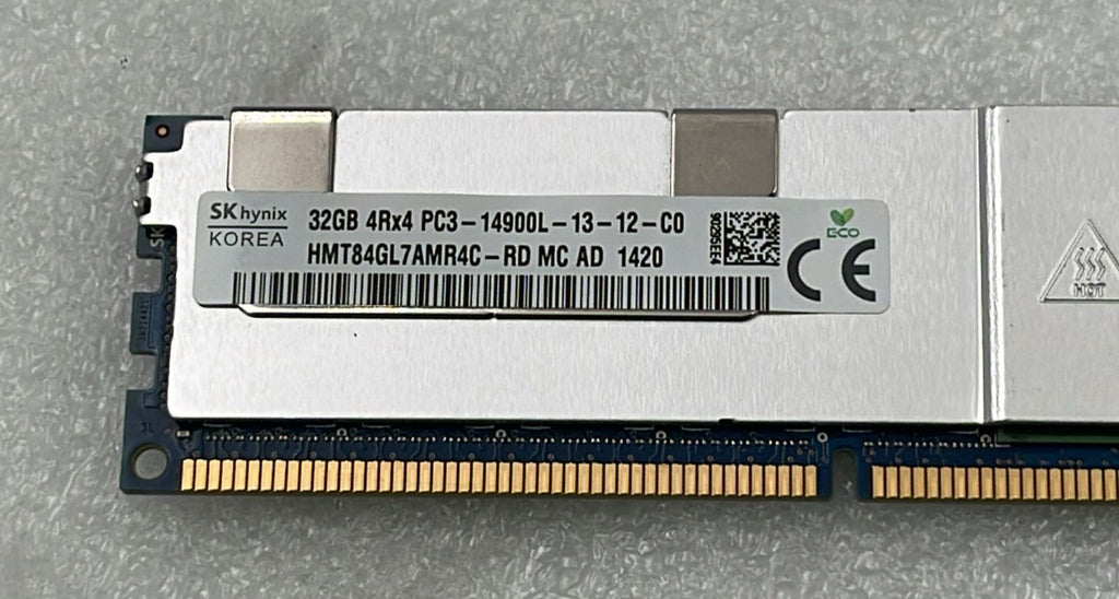 [LOT 6] SK Hynix 32GB 4Rx4 PC3-14900L HMT84GL7AMR4C-RD ECC REG Server RAM