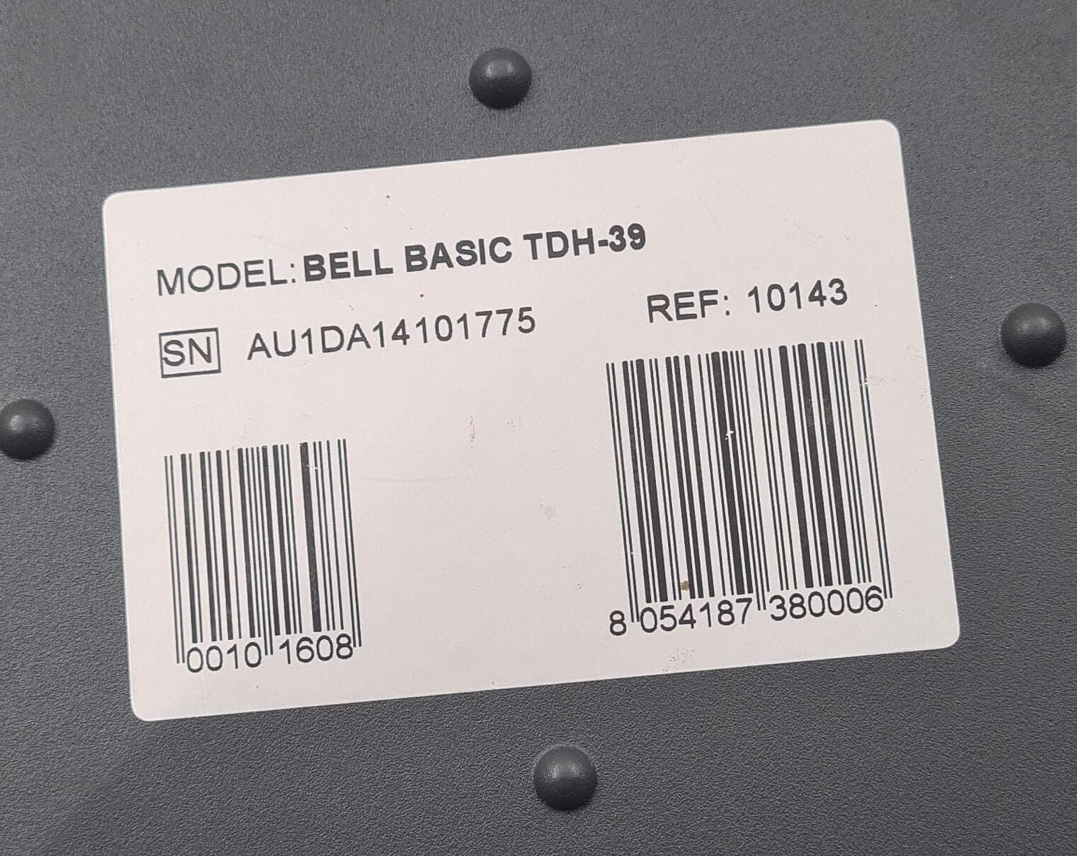 Inventis BELL BASIC Screening Audiometer TDH-39 REF 10143 **AS-IS**