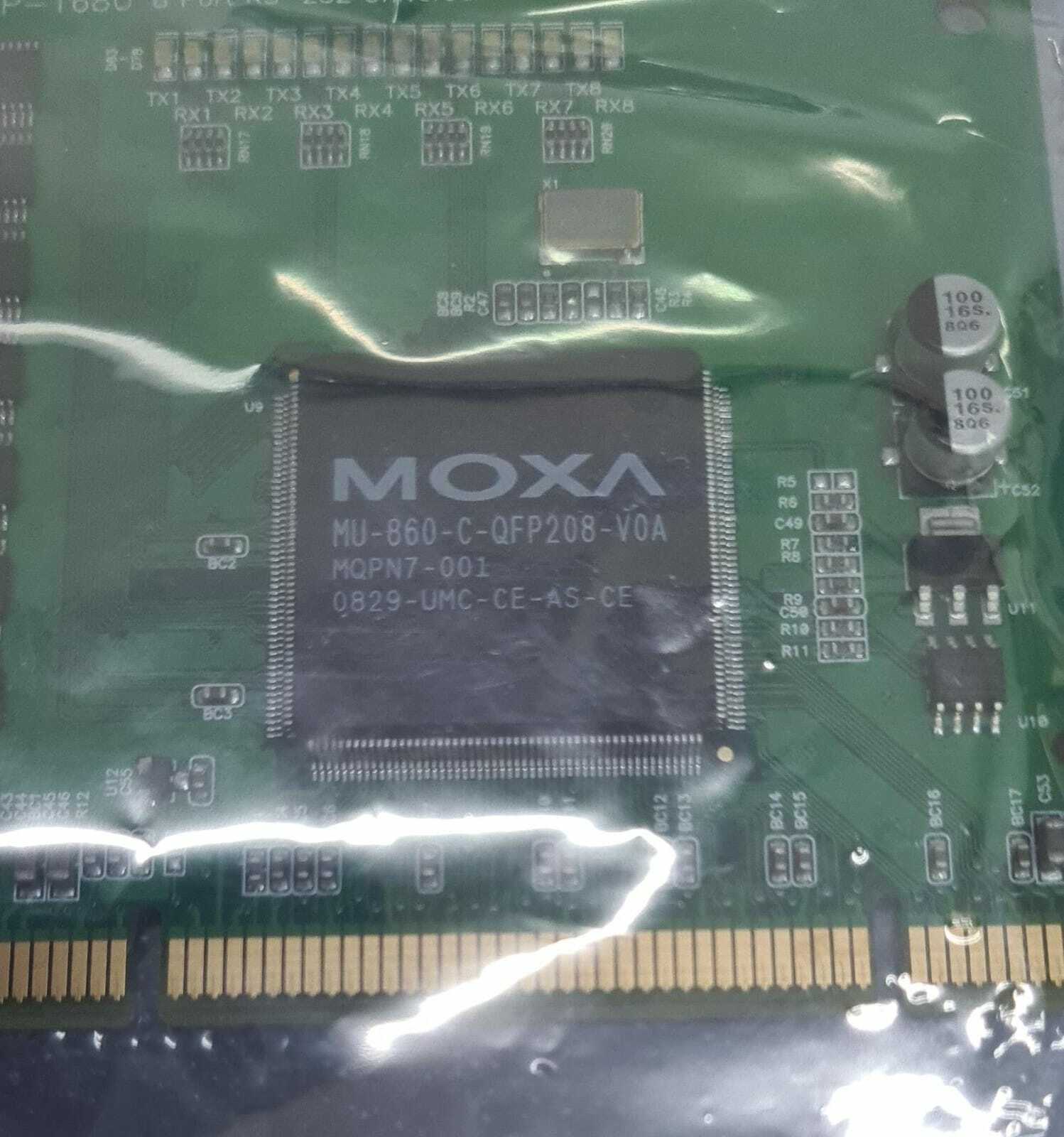 NEW - MOXA MU-860 CP-168U 8 Port RS-232 Universal PCI Communication Board