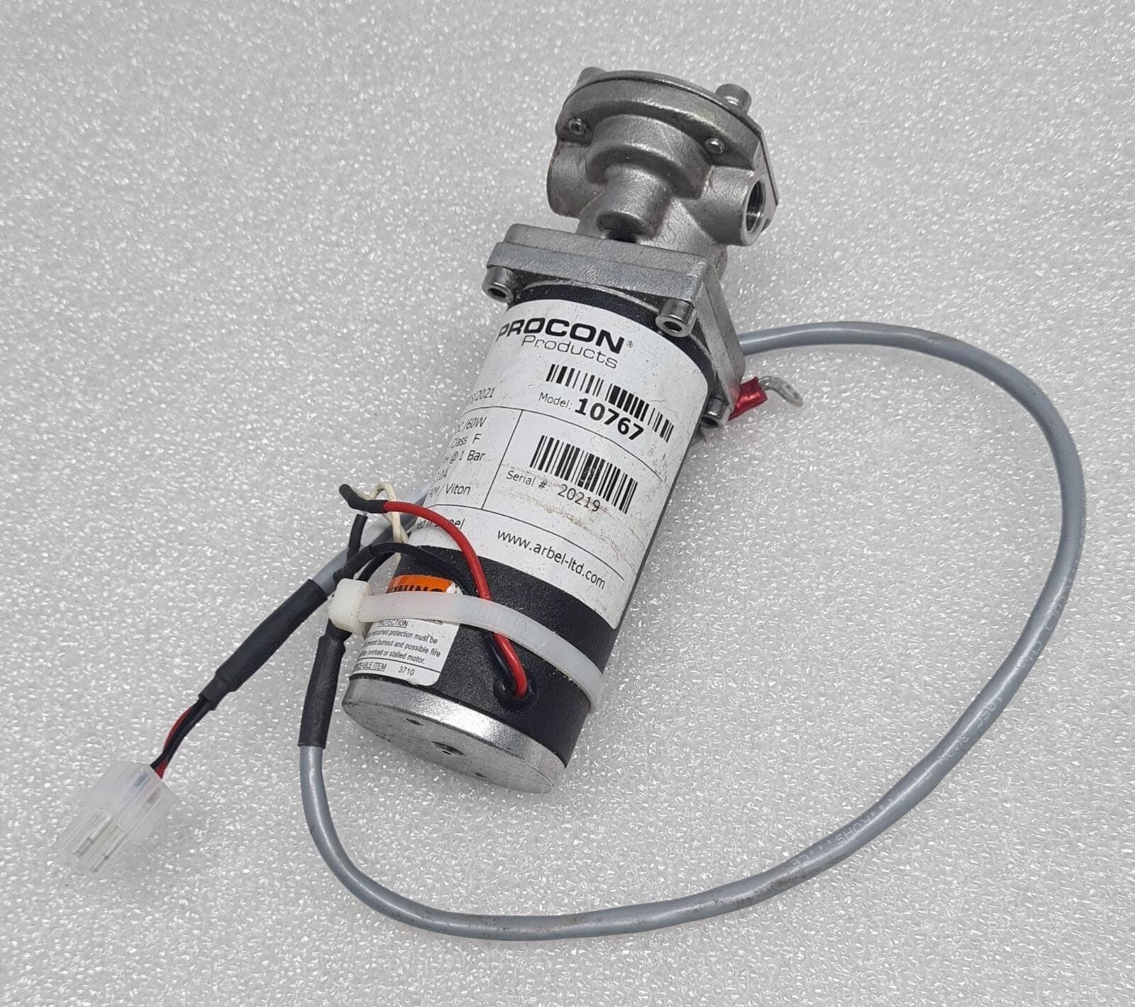 PROCON PRODUCTS Gear Pump 10767 60W 24VDC 3A 1 Bar
