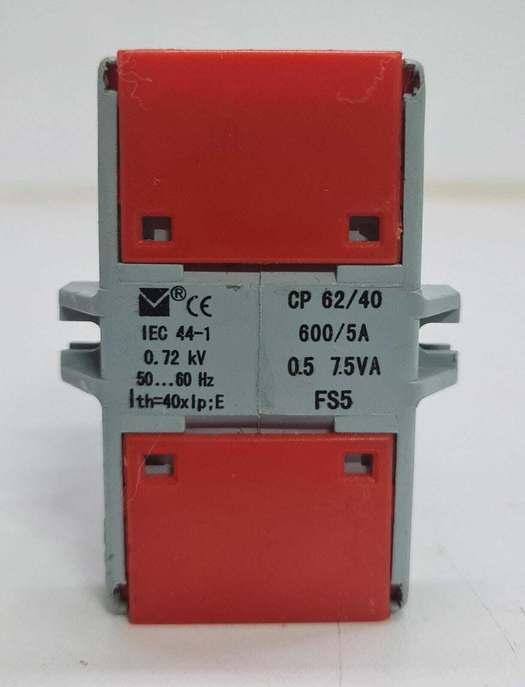 [LOT OF 3] Current Transformer IEC 44-1 CP62/40 7.5VA 600/5A 0.72 kV 50...60Hz