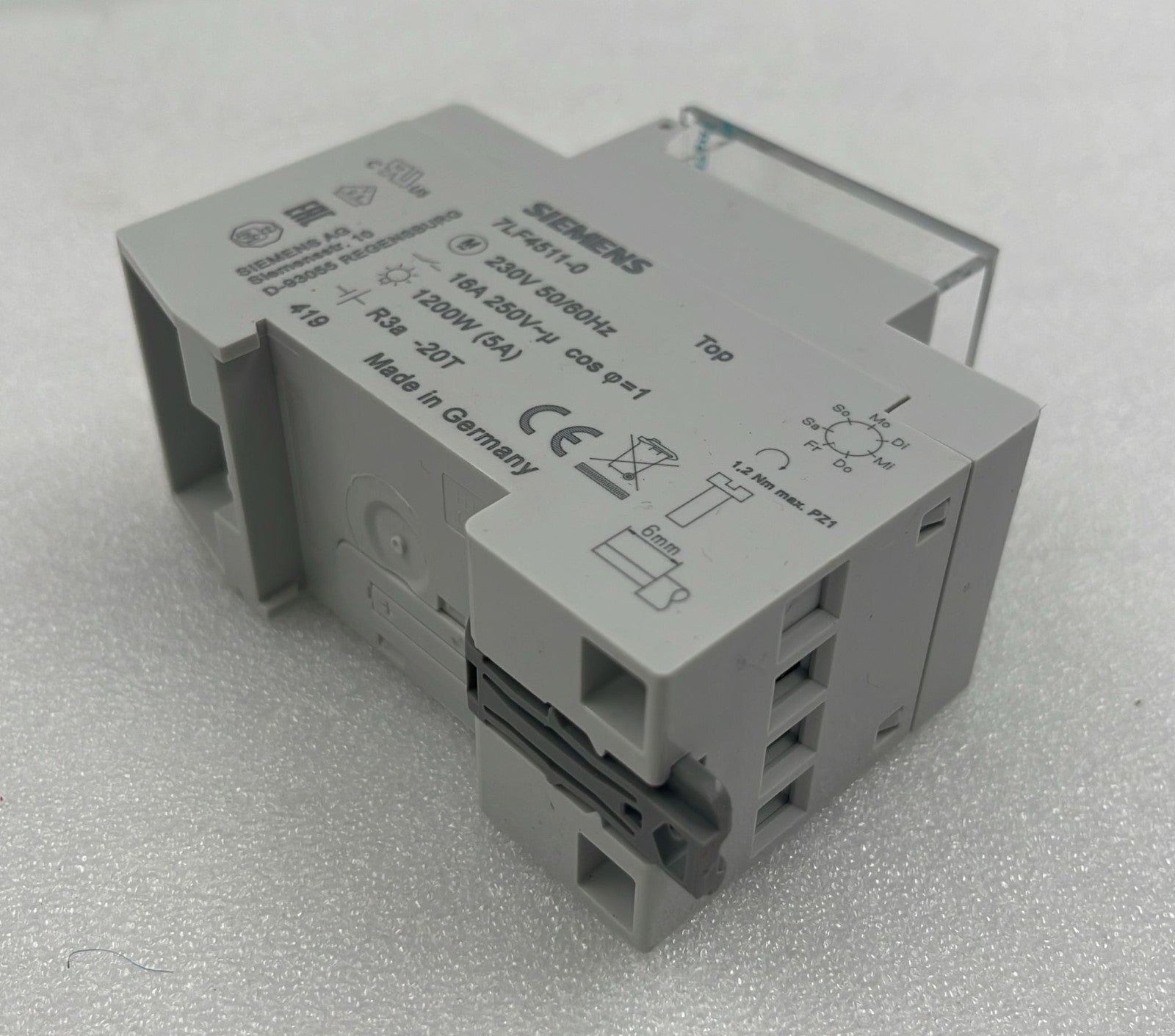 Siemens 7LF4511-0 wiring diagram label view