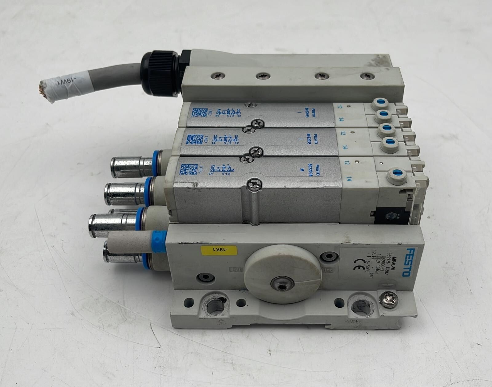 FESTO VMPAL-KM-V-SD25-IP67-2,5 Solenoid Valva W/ 8022035 / 8022034 / MPAL-VI