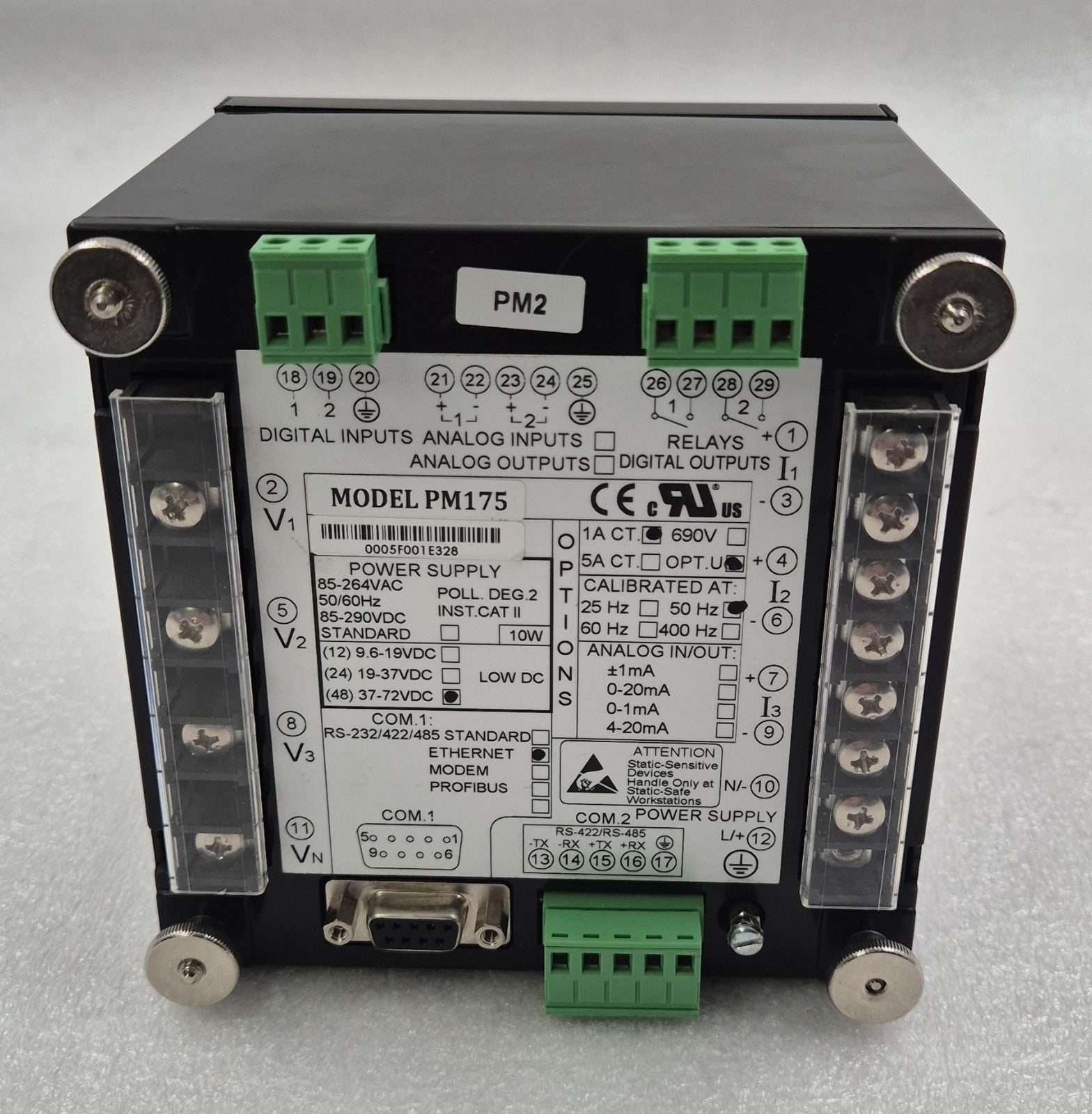 SATEC PM175 Power Quality Analyzer Module