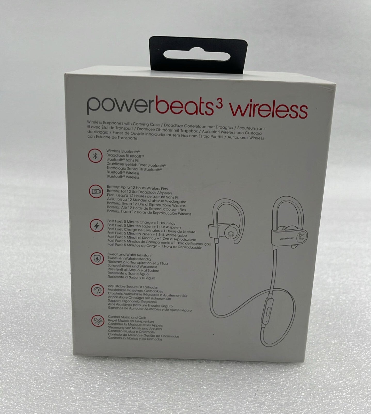 *NEW OEM* Apple Beats by Dr. Dre PowerBeats 3 Wireless White A1747 ML8W2ZM/A