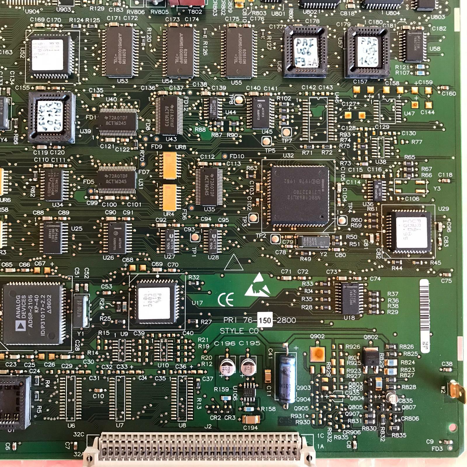 Telrad Digital PCB PRI 76-150-2800 Style CO PRI Circuit Board