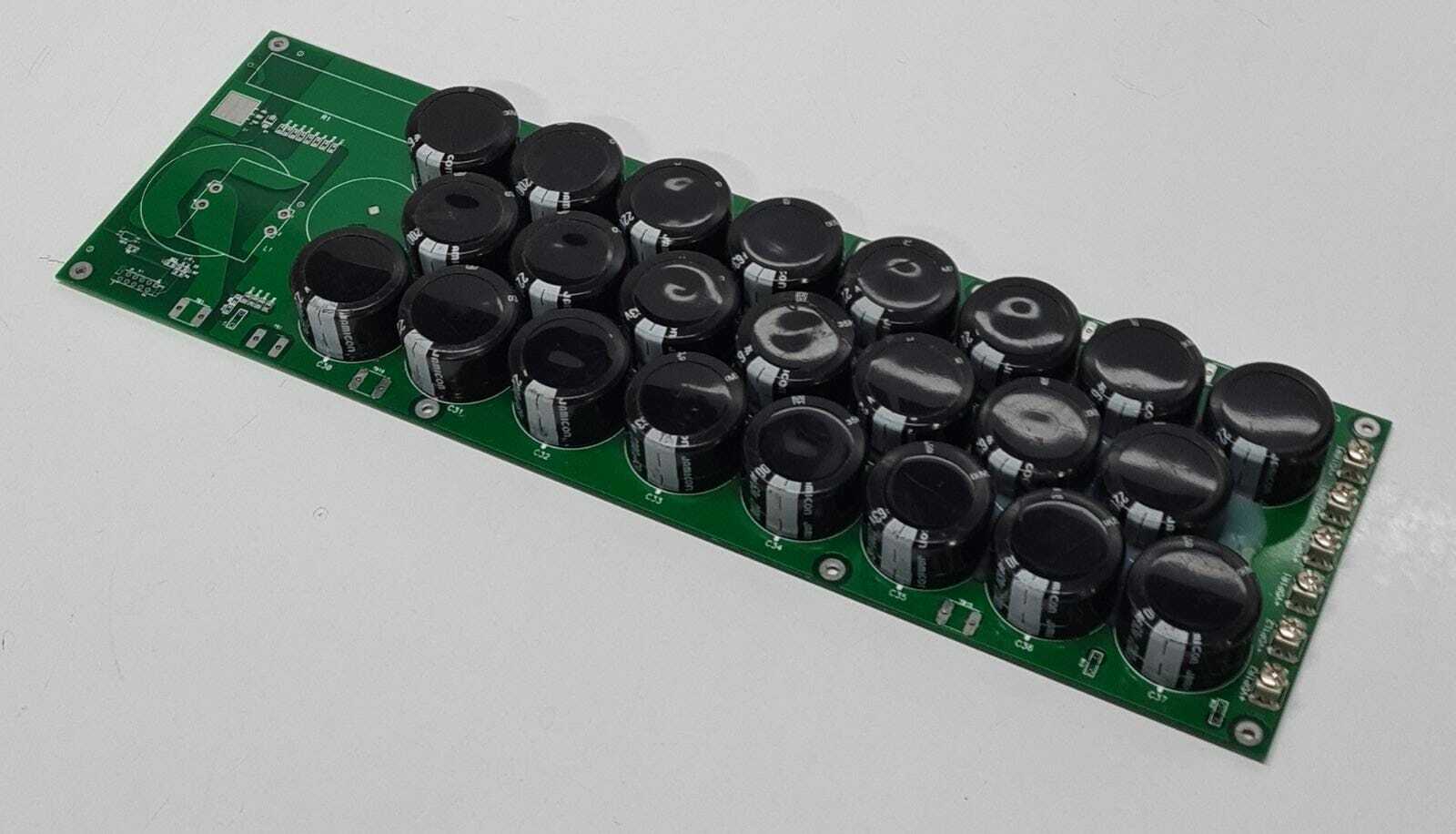 CAP_BANK PCB90003 SP401.300.030 W/ 24* Jamicon Capacitor 63v 2200 mf