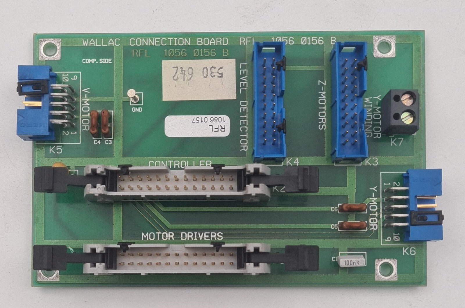 WALLAC RFL 1086 0157 Connection Board RFL 1056 0156 B
