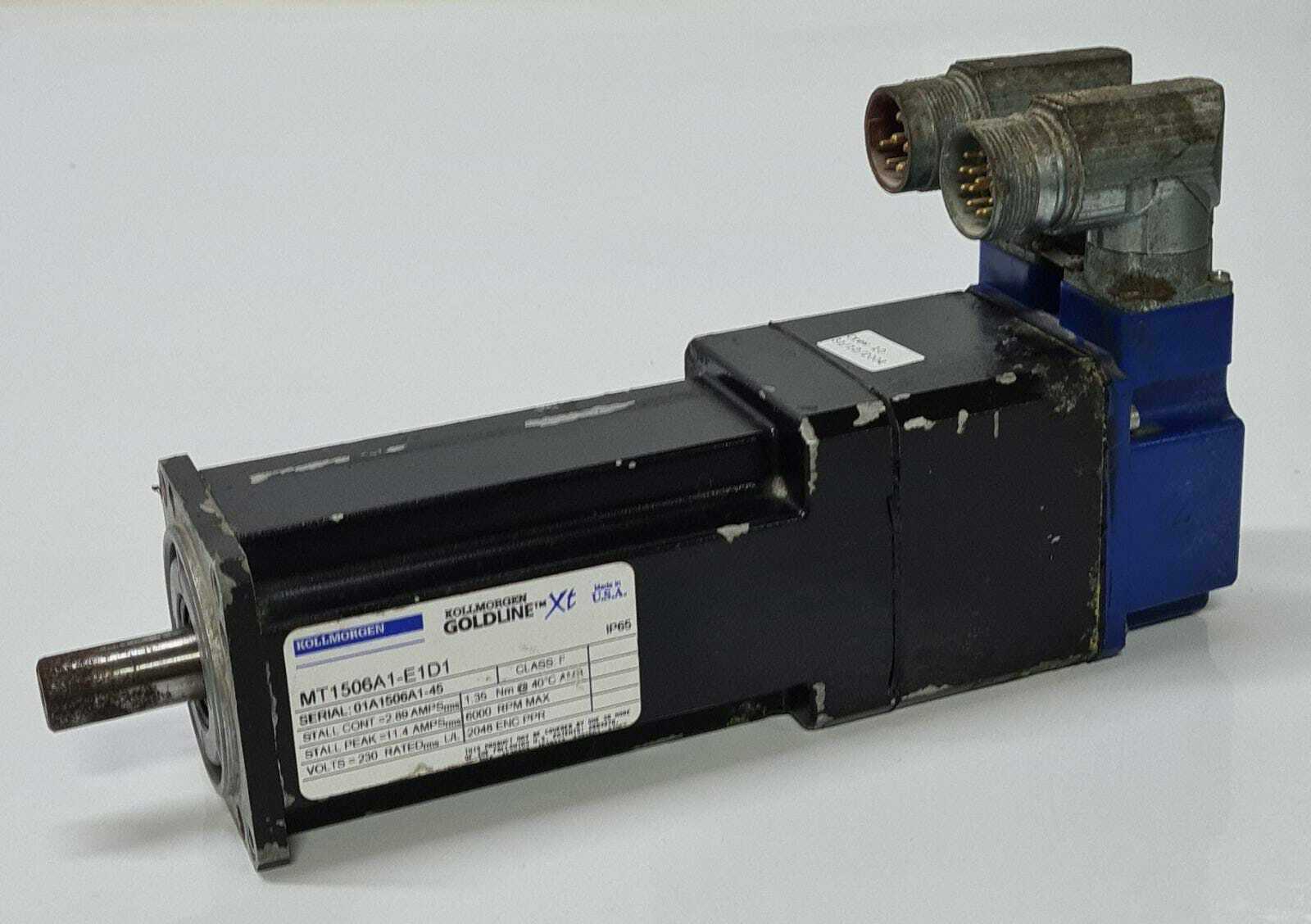 Kollmorgen GoldLine Xt MT1506A1- E1D1 Servo Motor