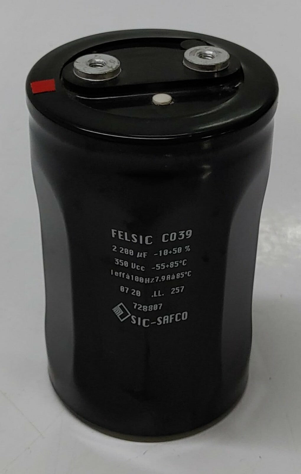 SIC-SAFCO FELSIC C039 Capacitor Units 2200UF [LOT OF 2]