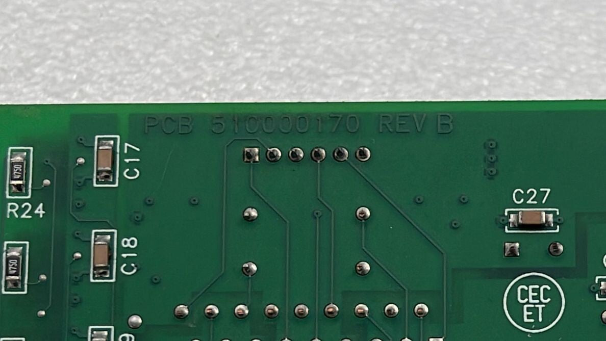 Waters SMT Degasser 210000170 Control Board PCB 510000170