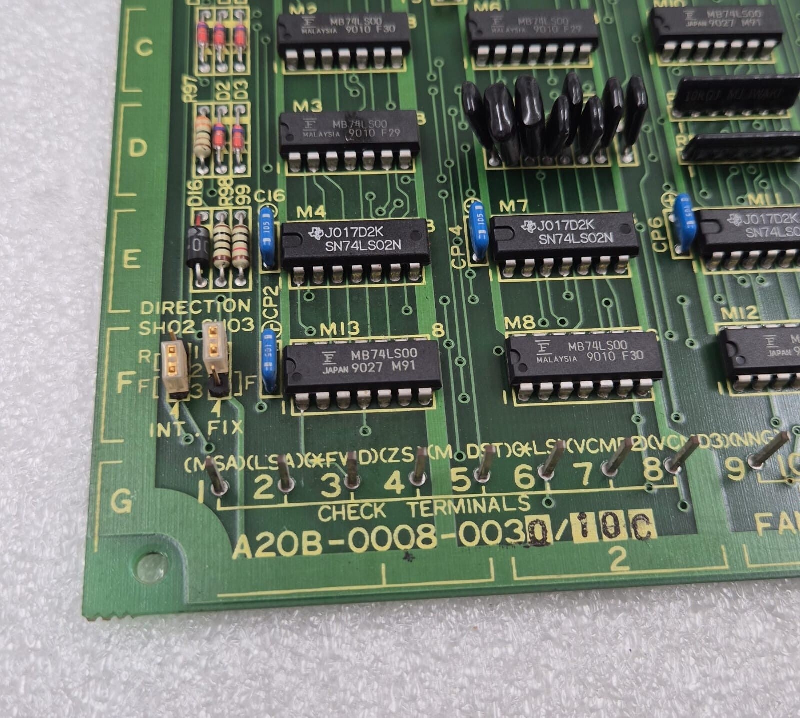 FANUC A20B-0008-0030/10C Orientation Circuit Board for Spindle Servo Unit
