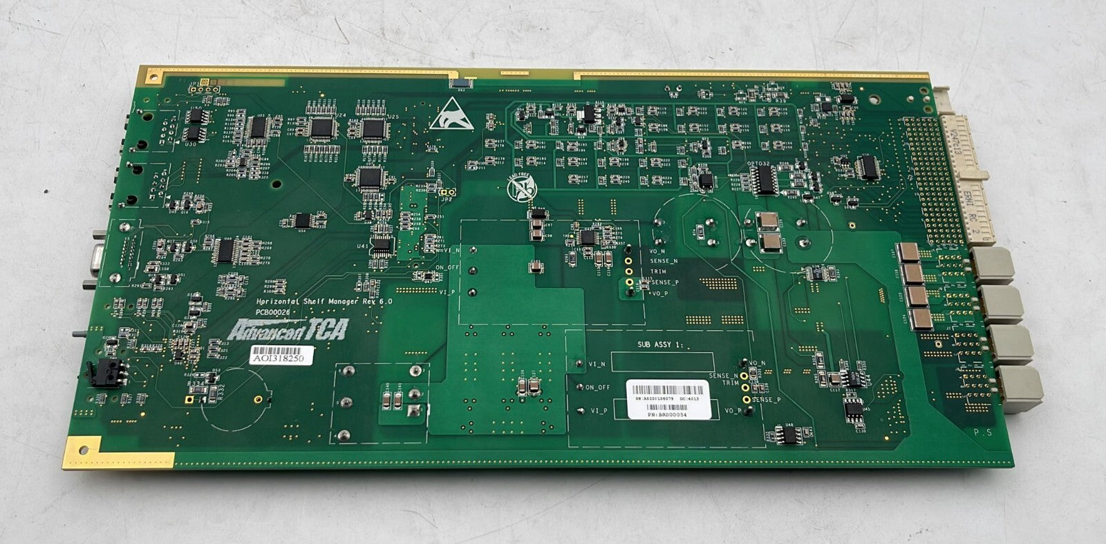 Advanced TCA BRD00054 Horizontal Shelf Manager PCB00026