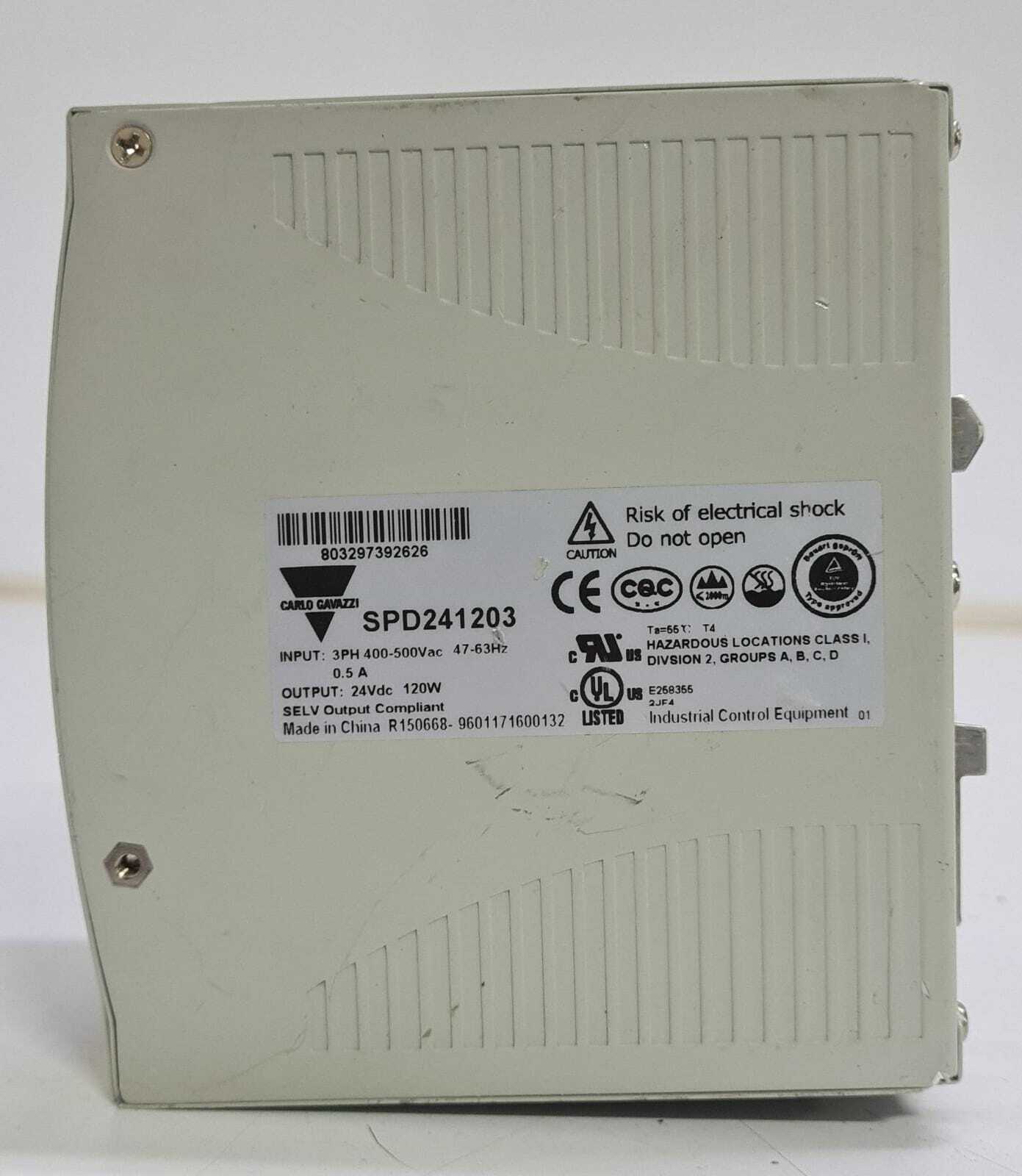 CARLO GAVAZZI SPD241203 Switching Power Supply AC/DC Converter 24VDC 5A