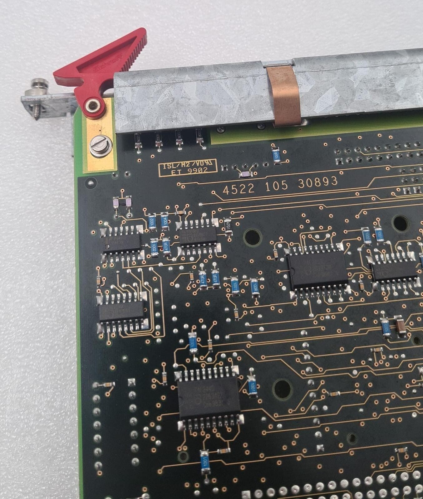 Philips fluoroscopy system PCB detailed component view