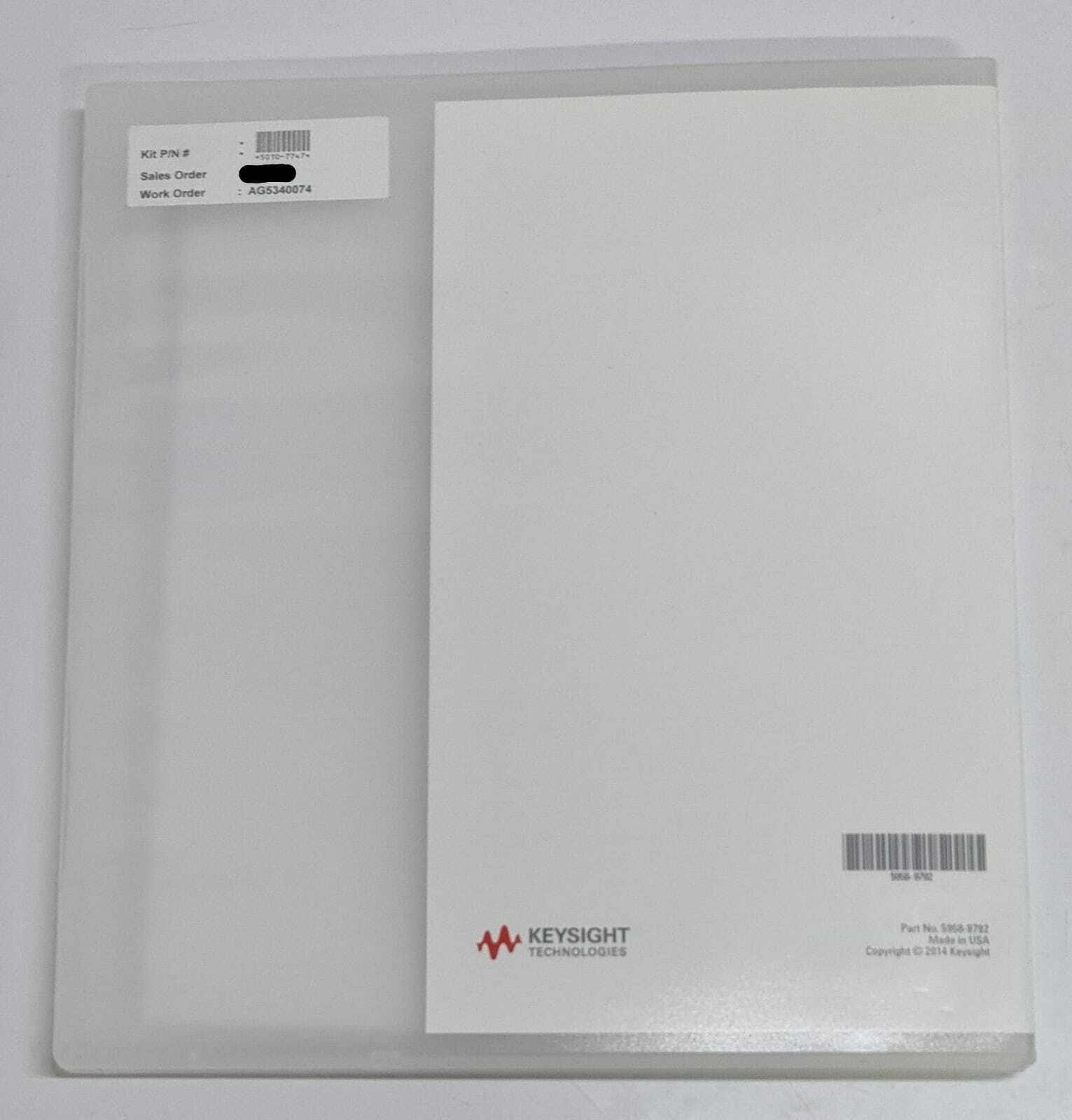 NEW - KEYSIGHT Technologies 5010-7747 SOFTWARE KIT W/ SW CD 5010-7739