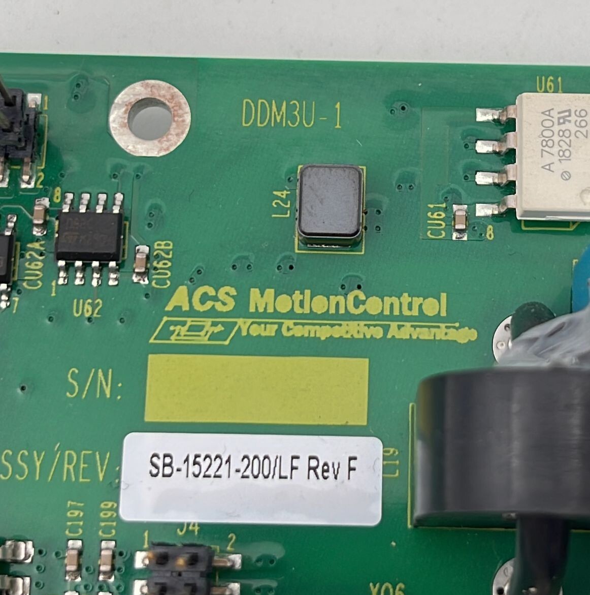 ACS DDM3U-1 Motion Control SB-15221-200/LF PC-15231-100/LF