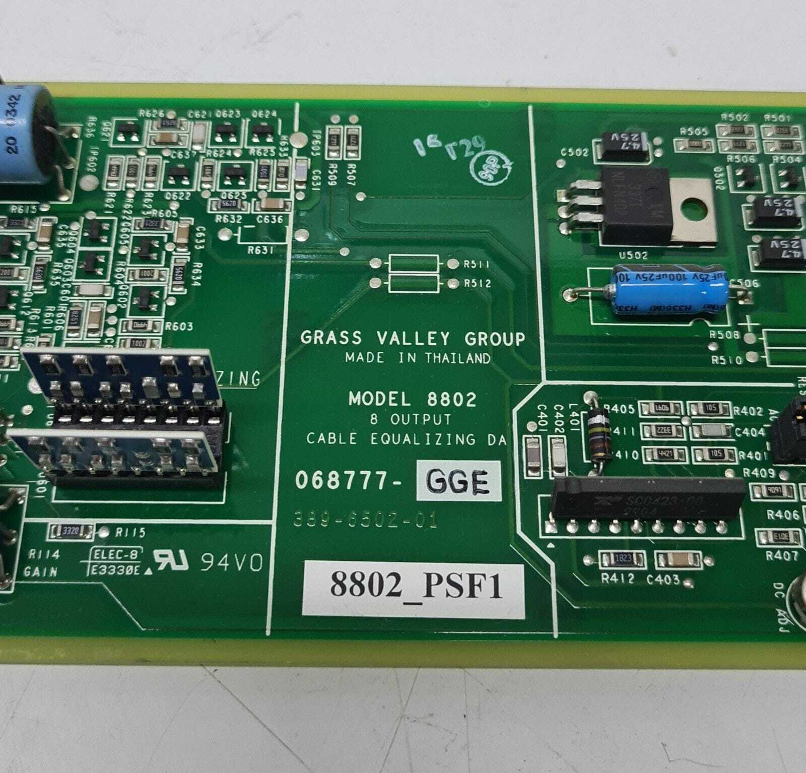 Grass Valley 8900 Series 10 Slot Frame w/ 10x 8802 & 2x Condor 2XS14181 PSU