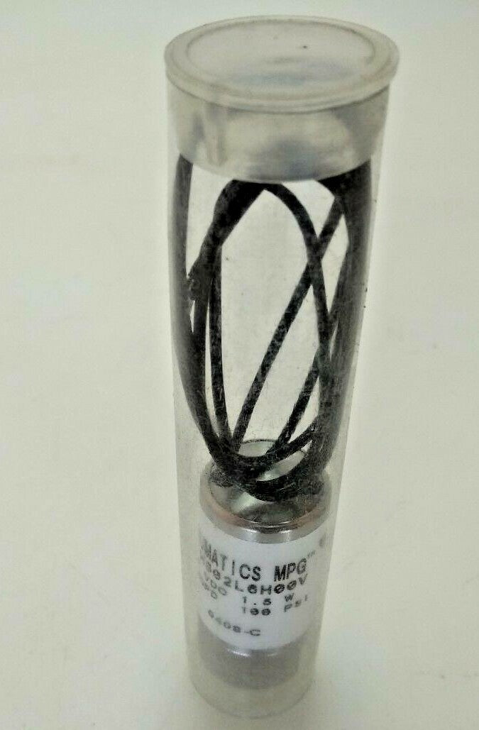 Numatics Mpg 2 Pos Valve W Solenoid Leads Hs02l6h00v Line Mounted 12 Vdc 100 Psi