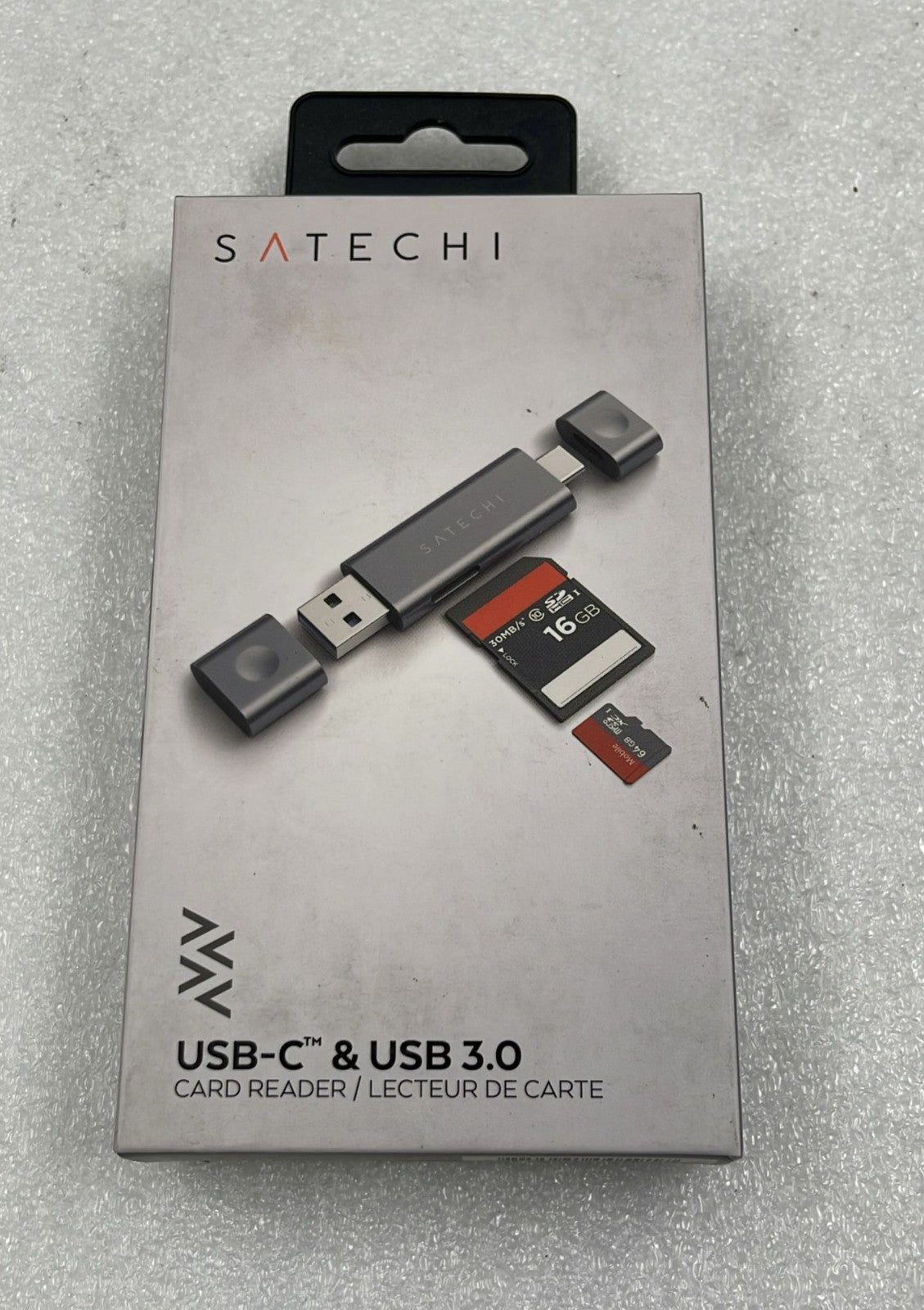 **NEW** [LOT 10 PCS] Satechi USB-C & USB 3.0 Dual Card Reader SD MicroSD Adapter