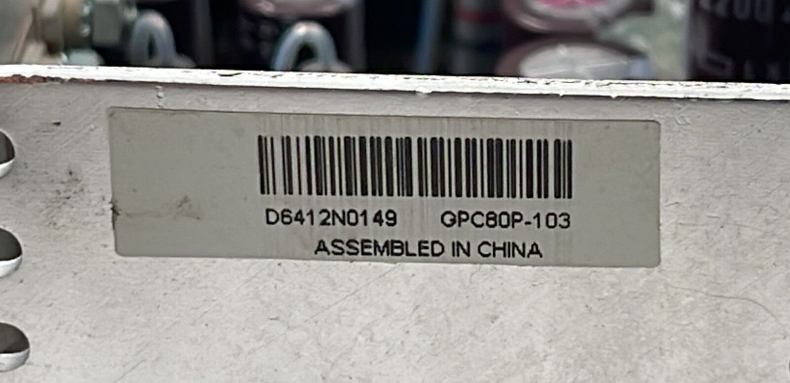 CONDOR GPC80P-103  POWER SUPPLY