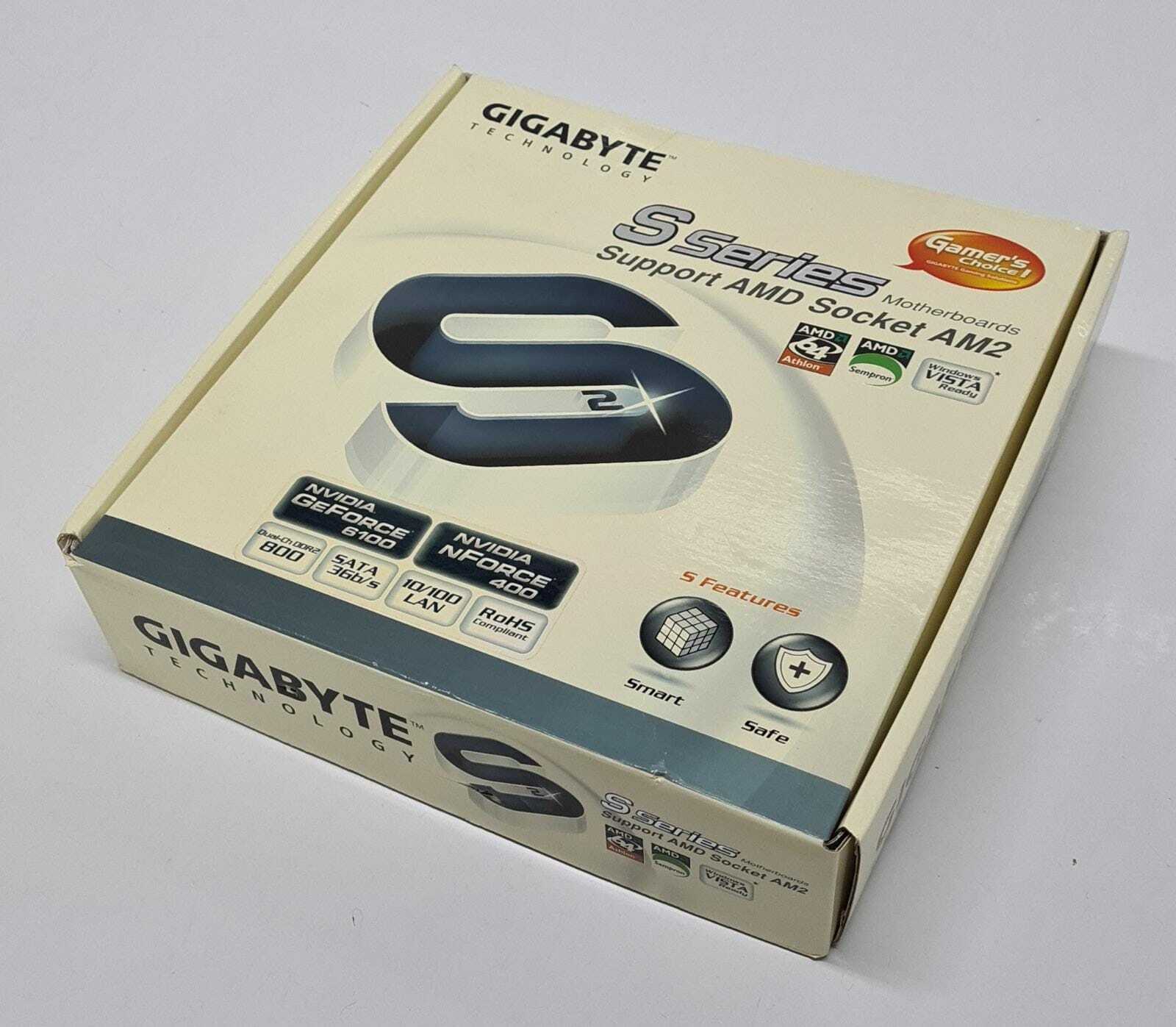 NEW BOX - Gigabyte Technology GA-M61VME-S2 AMD Socket AM2 Motherboard