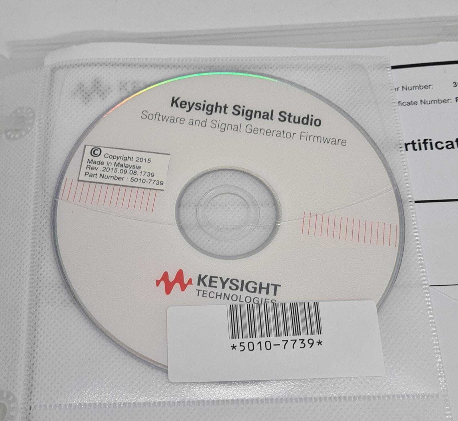 NEW - KEYSIGHT Technologies 5010-7747 SOFTWARE KIT W/ SW CD 5010-7739