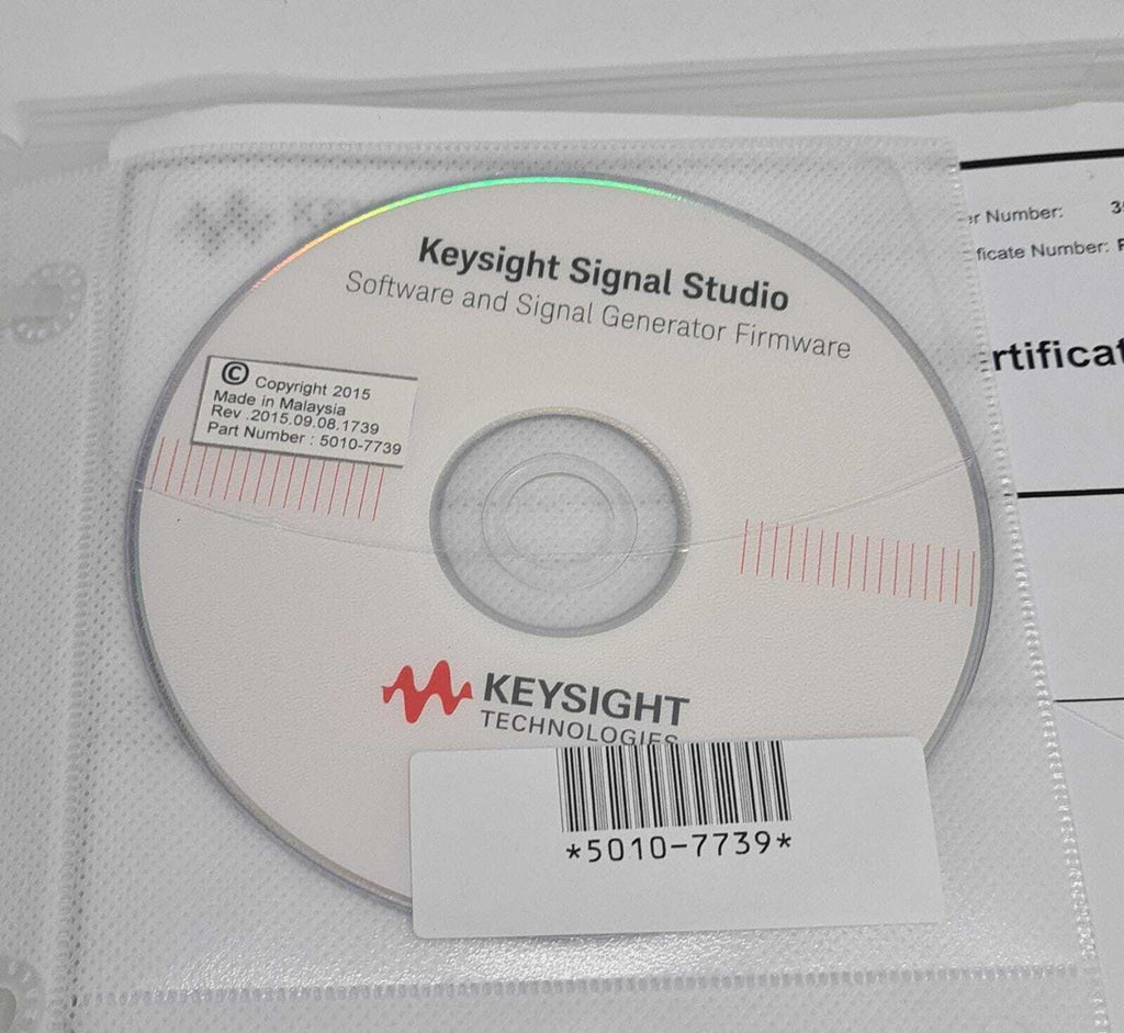NEW - KEYSIGHT Technologies 5010-7747 SOFTWARE KIT W/ SW CD 5010-7739