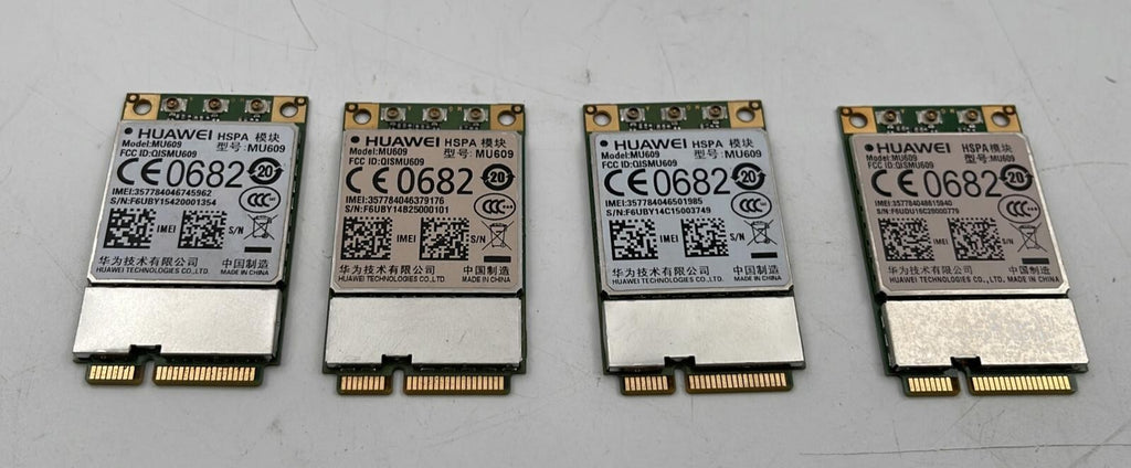 [LOT OF 4] HUAWEI MU609 WCDMA Wireless 3G WWAN Module Mini PCIe card