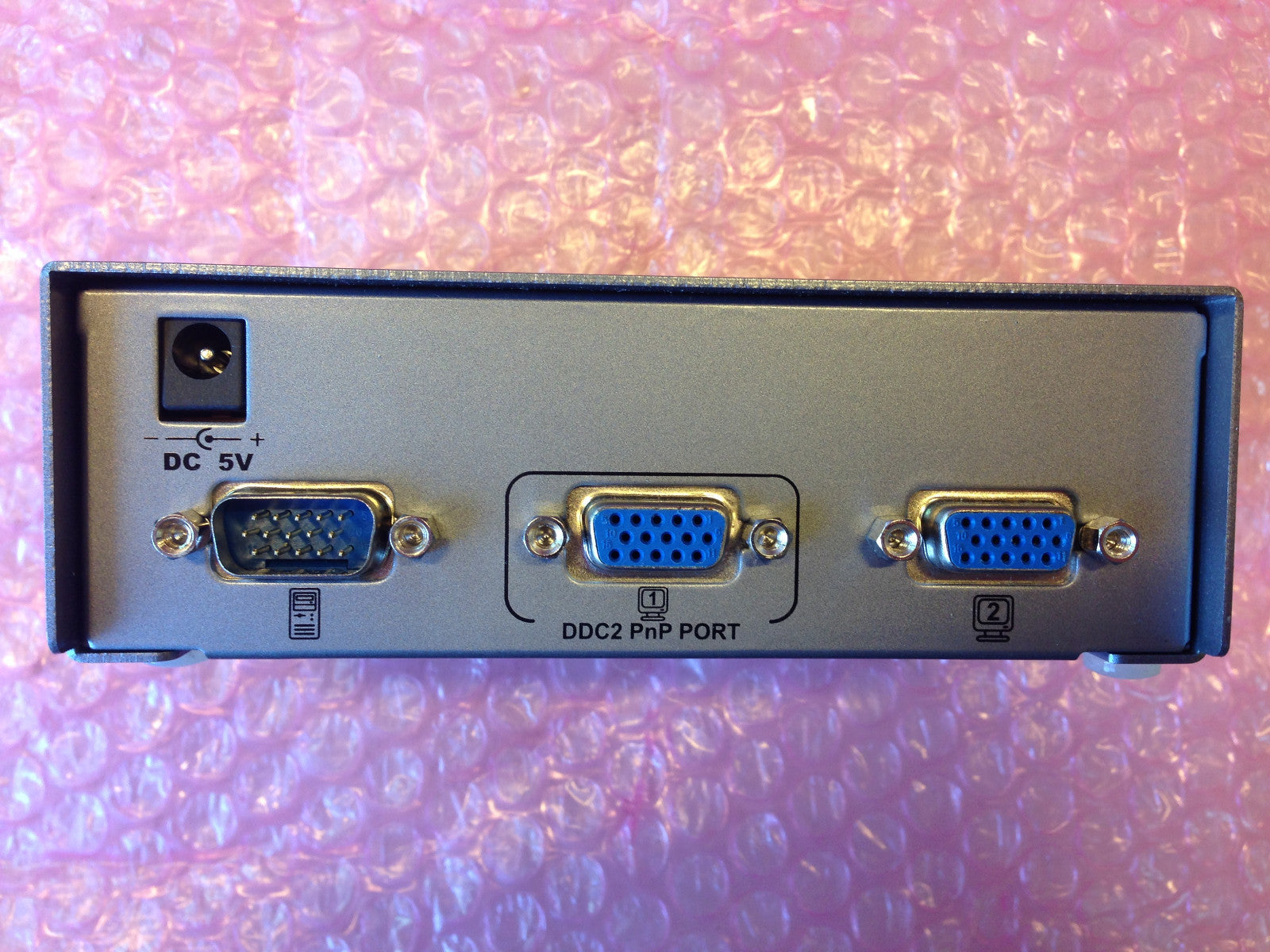 2 Port Video Splitter 450 Mhz 2 Port 9av221 Vga Svga Enhancer