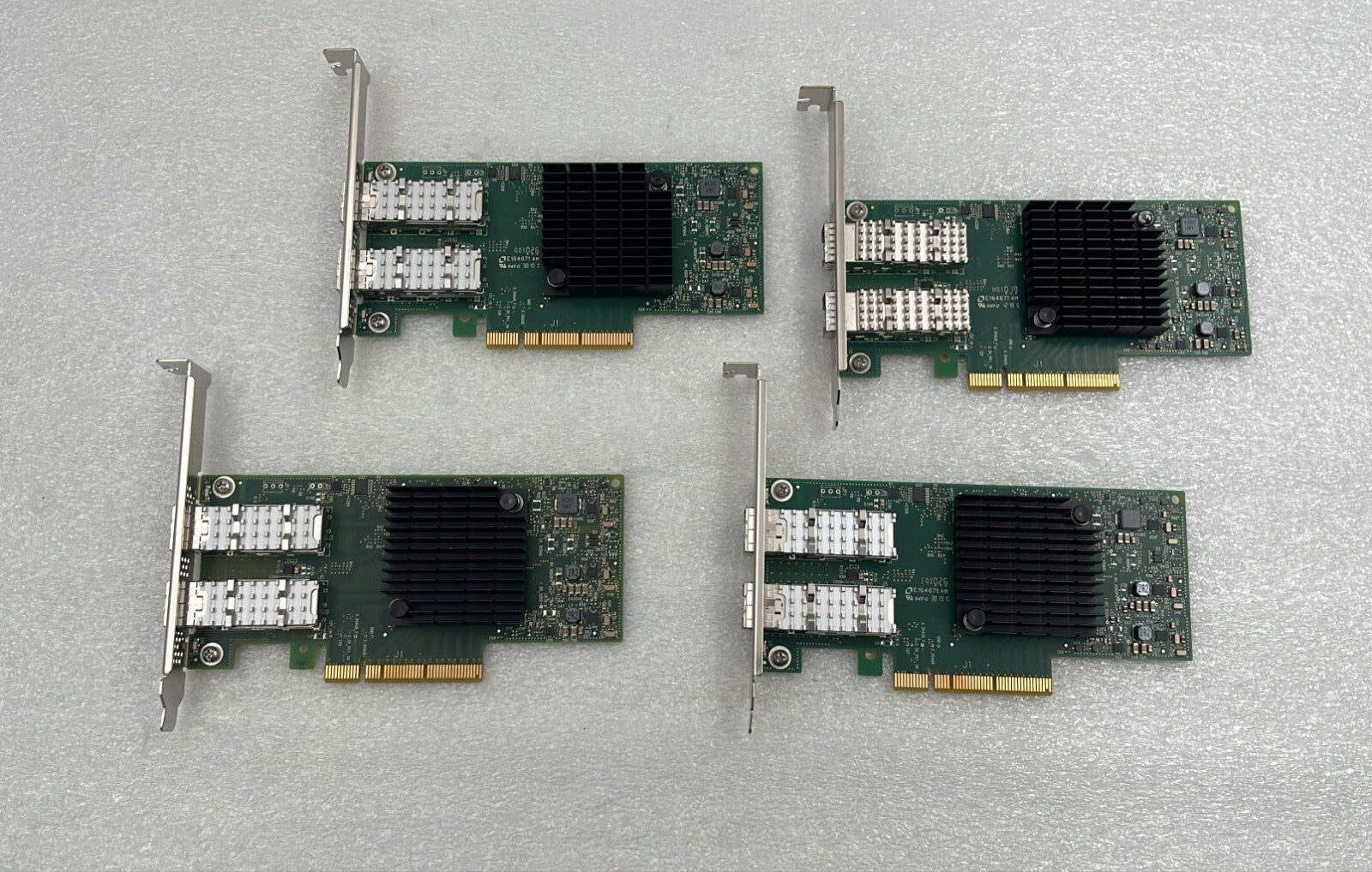 [LOT 4 PCS] Lenovo Mellanox 01GR253 01GR252 Dual Port Interface Card CX4121A