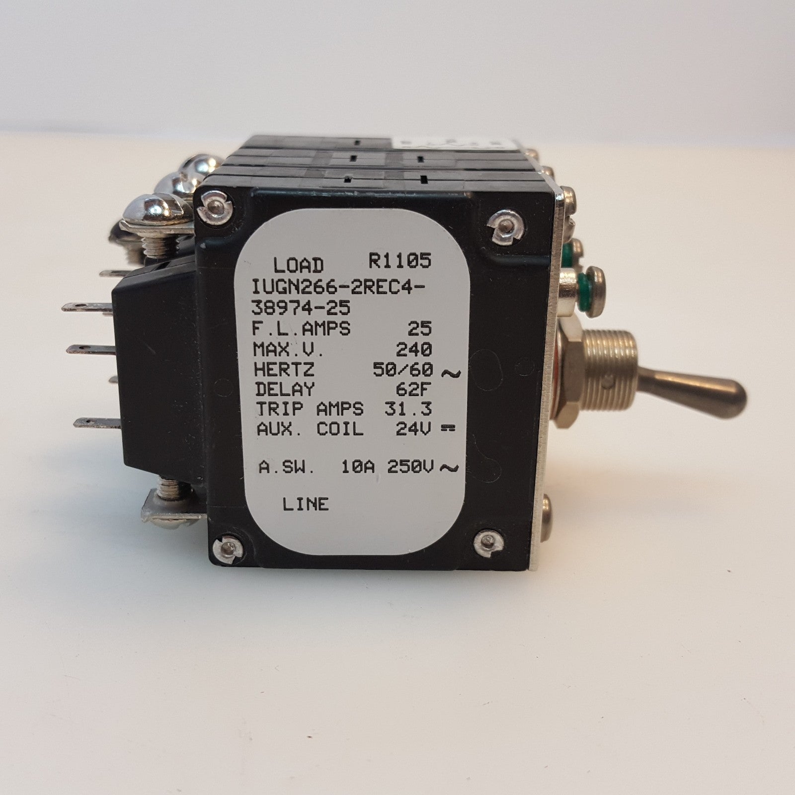 Sensata Airpax IUGN266-2REC4-38974-25 Magnetic Circuit Breaker R1105