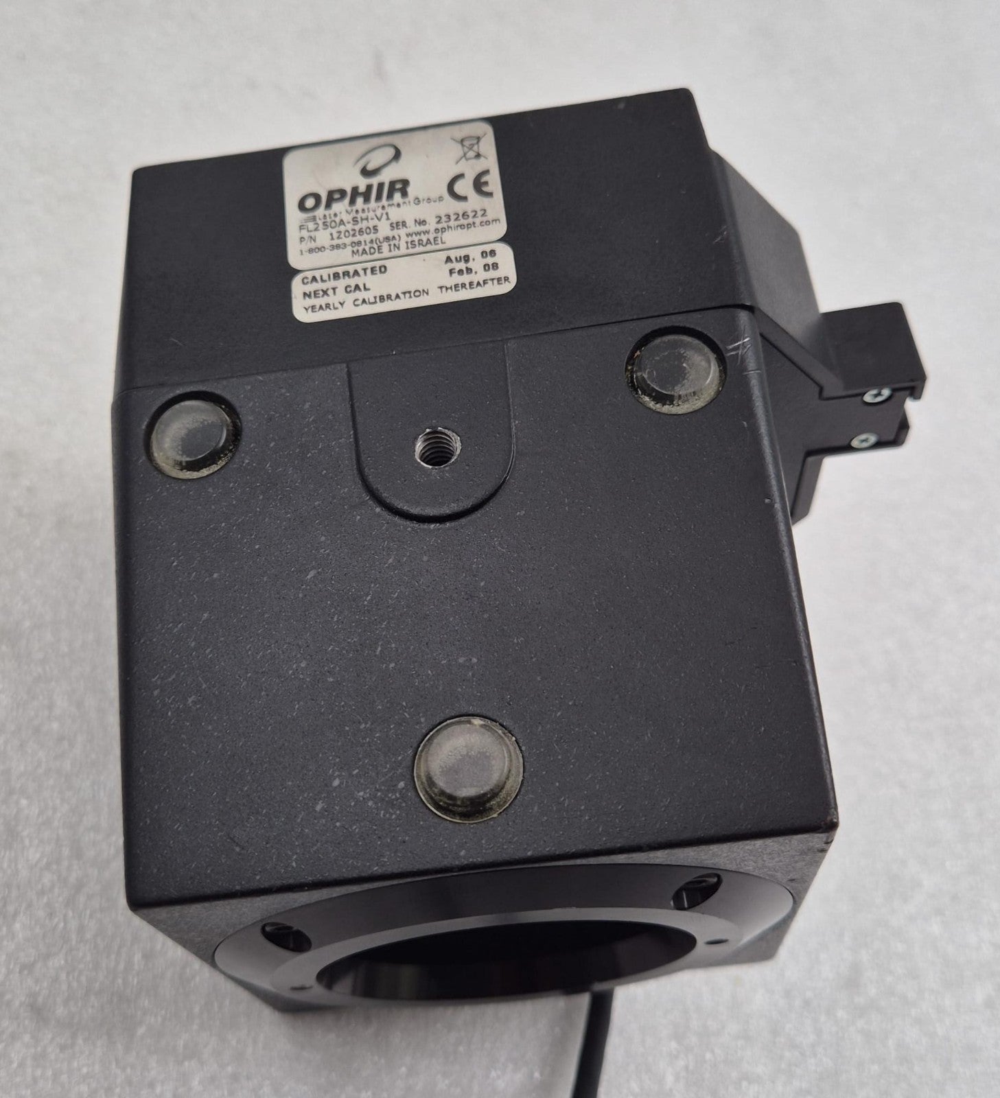 OPHIR 1Z02605 FL250A-SH-V1 Laser Power Sensor Head Unit **AS-IS**