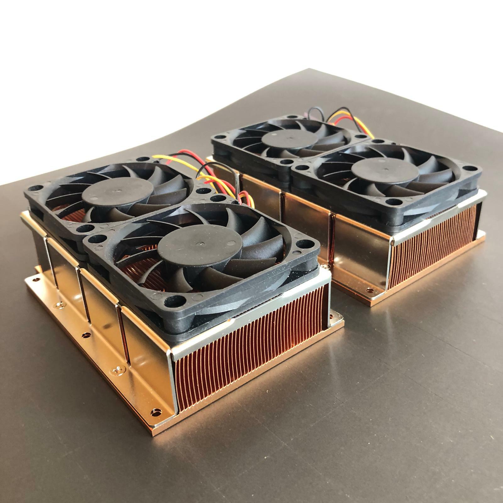 CREO PEAK7220VL2G(LF) PEAK-7220 SBC Heatsink & Fans for Nexcom *Pair*
