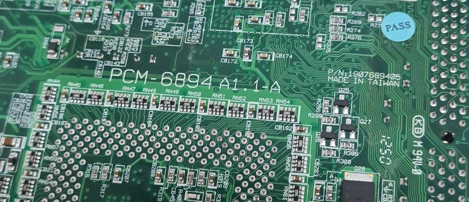 Aaeon PCM-6894 A1.1 Single Board Computer 1907689405 *NO SATA SLOT