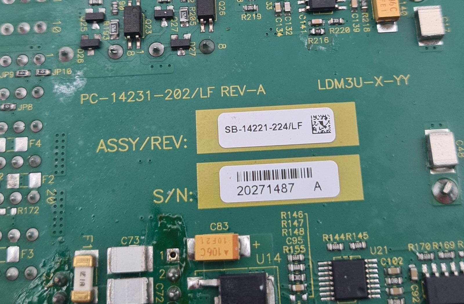 ACS Motion Control LDM3U-X-YY PC-14231-202/LF SB-14221 Power Module